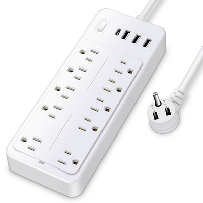 KT-08 US Power Strip with Surge & Overload Protection